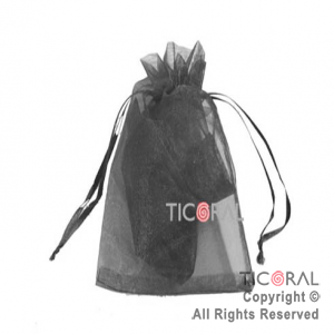 BOLSA NEGRO ORGANZA 20X13 HS2626-17 x 1